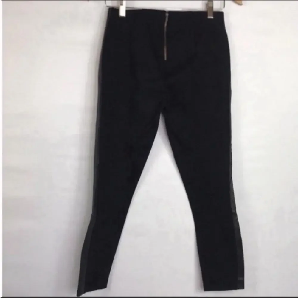 J. Crew Women's High‎ Rise Skinny Stretch Ankle Pants Black Size 2